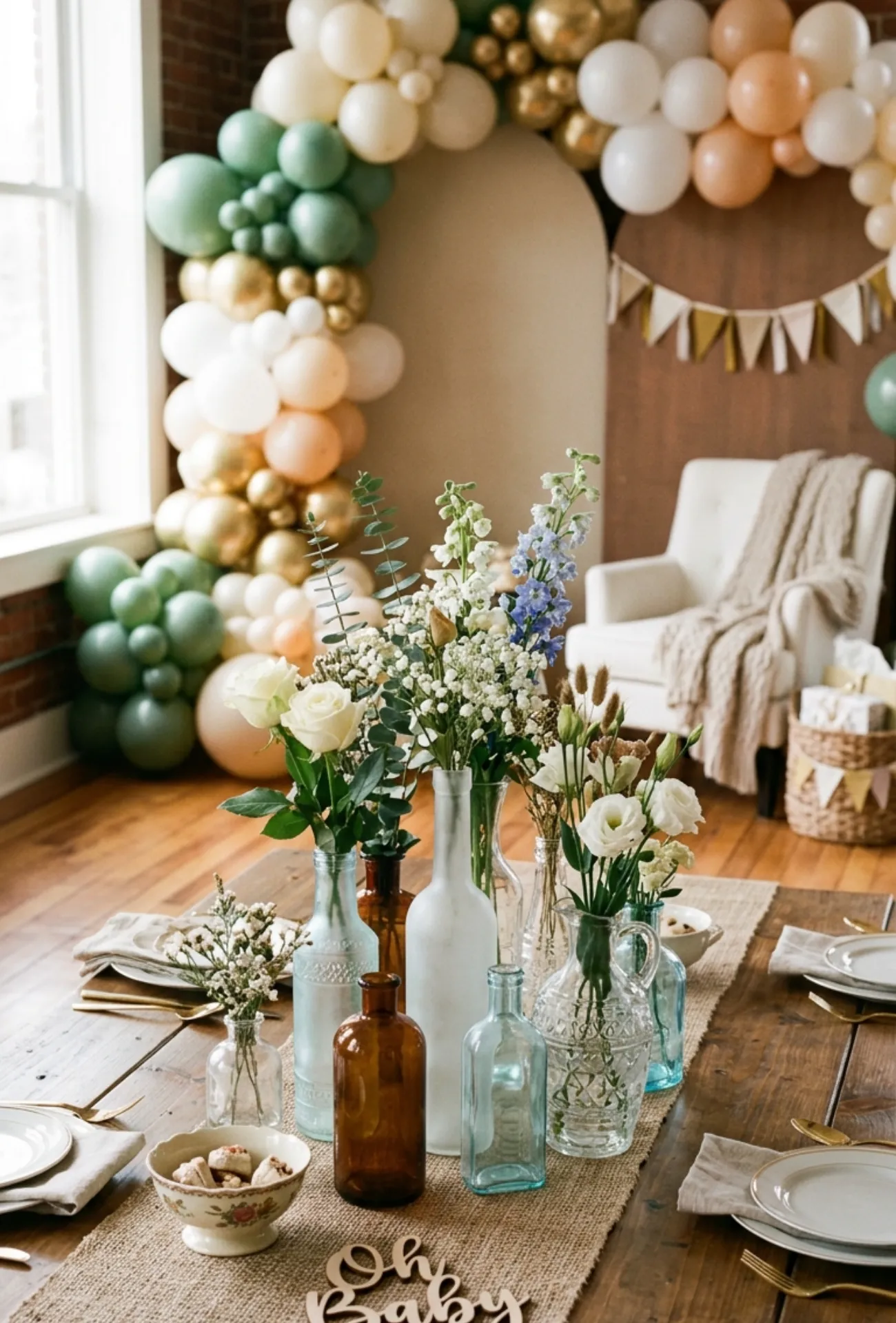 Thrifted Glass Vase Styling