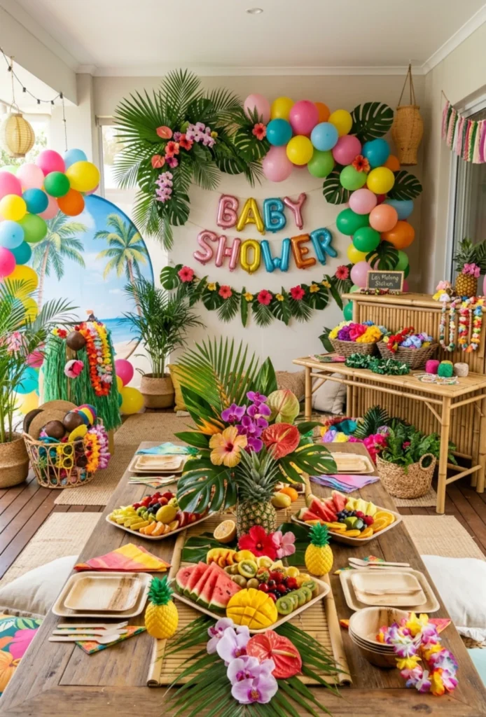 Tropical Luau Baby Shower