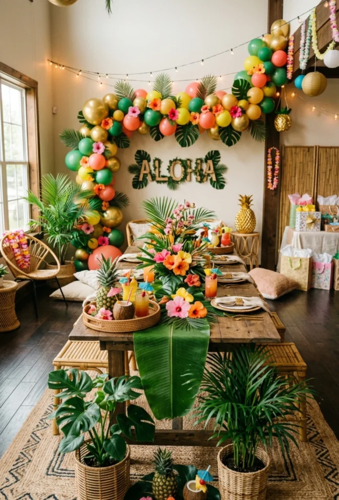 Tropical Paradise Luau Theme