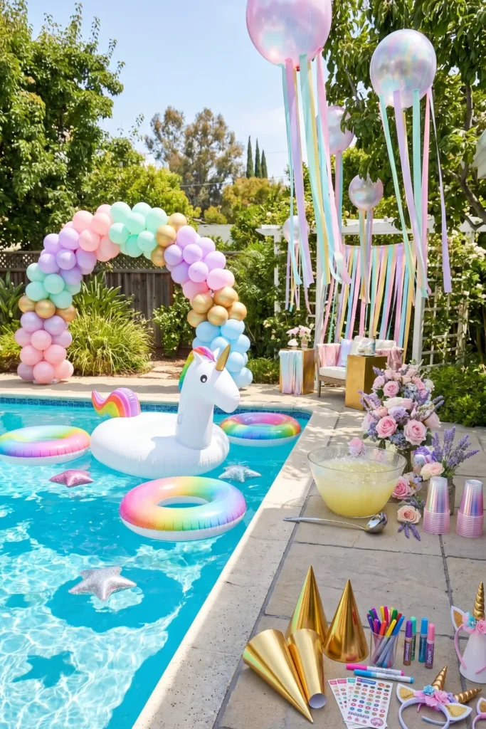 Unicorn Fantasy Pool Party