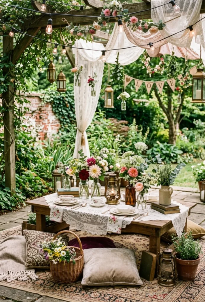 Vintage Backyard Picnic Celebration