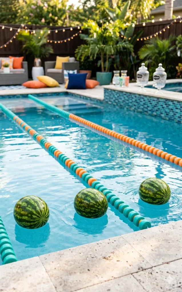 Watermelon Push Race