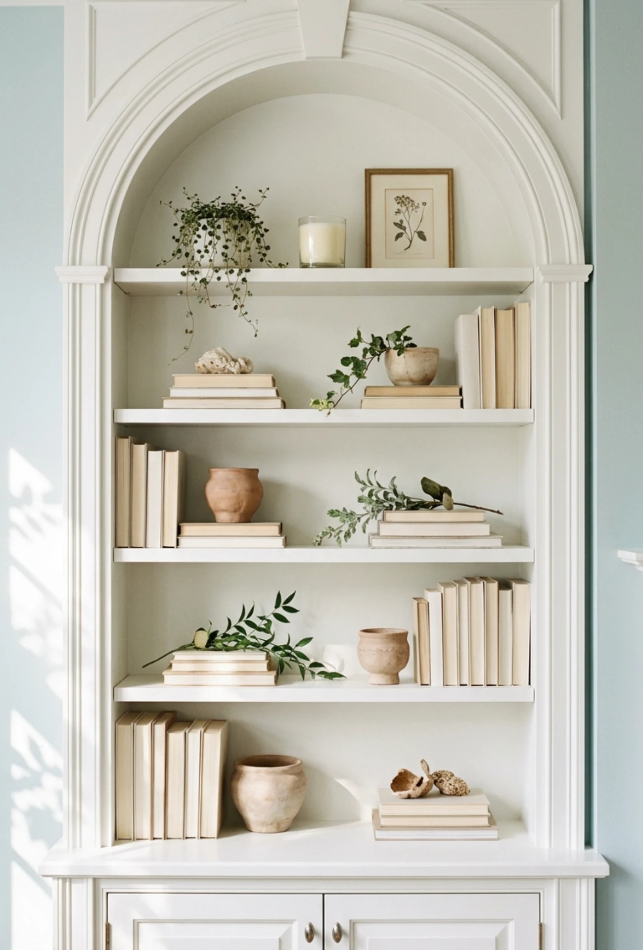 Arched Bookshelf Displays