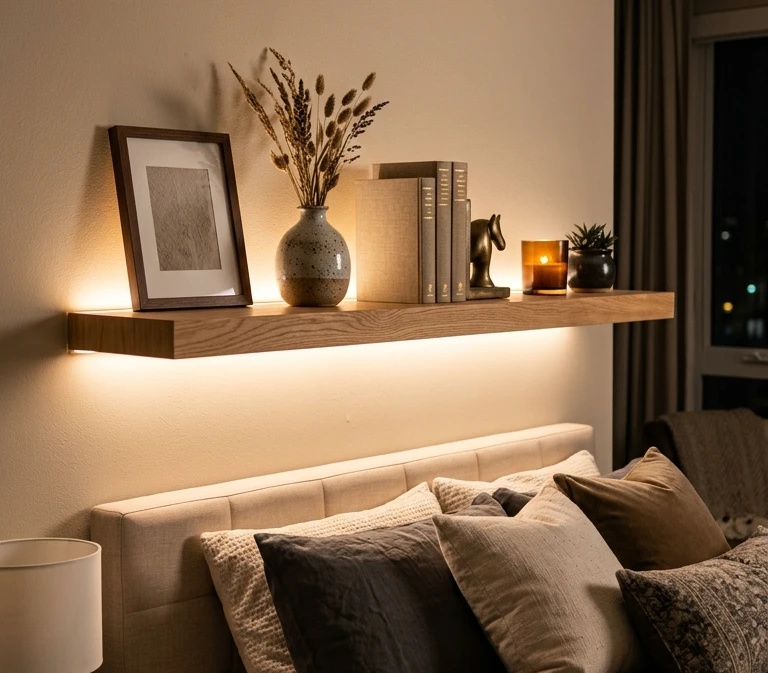 Bedroom Shelf Styling Ideas