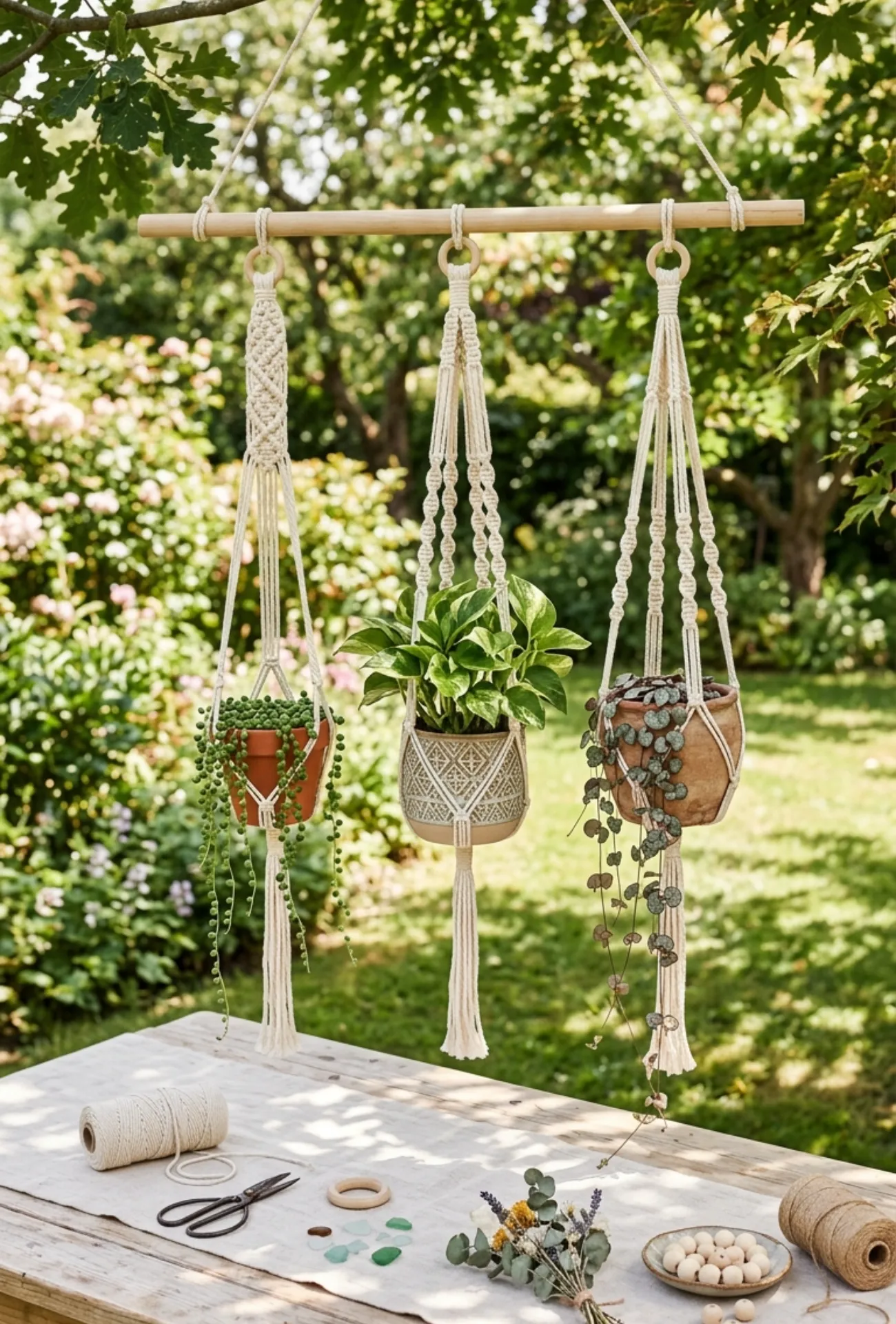 Boho Macrame Plant Hangers