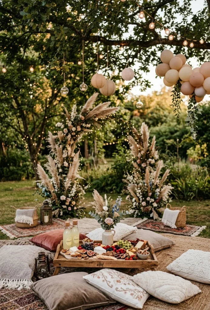 Boho Picnic Engagement Party
