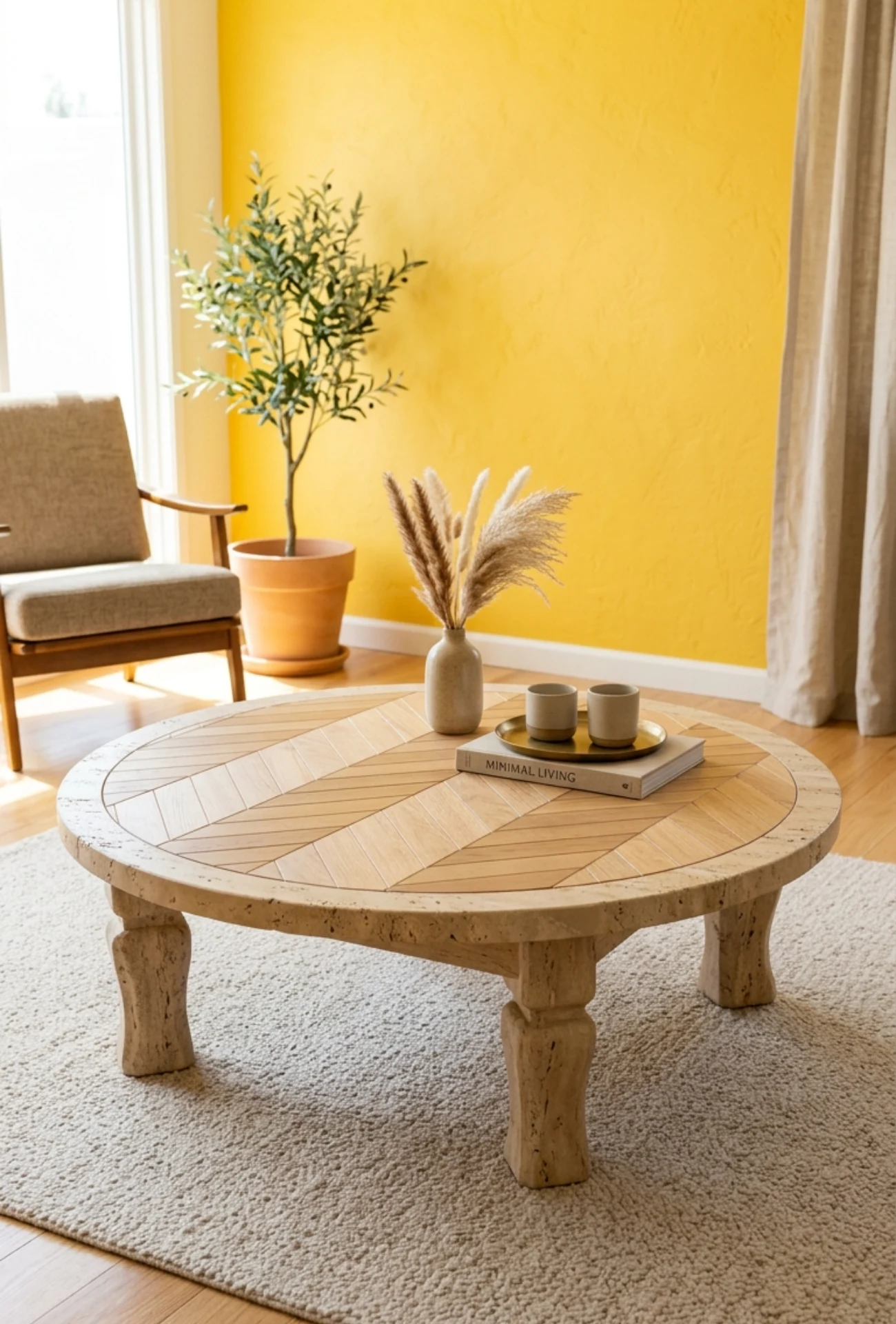 Chevron Wood Plank Design
