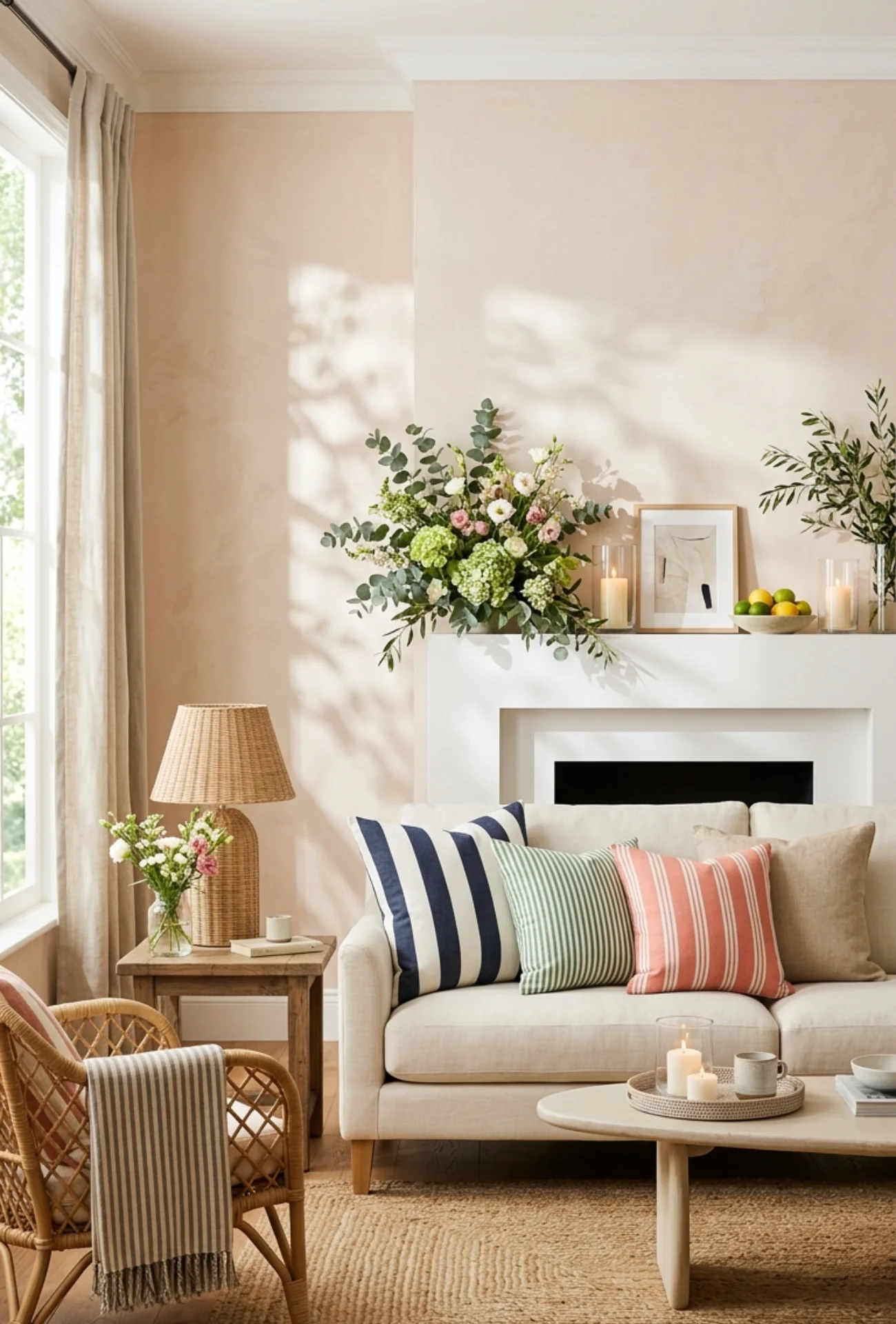 Classic Striped Throw Pillows