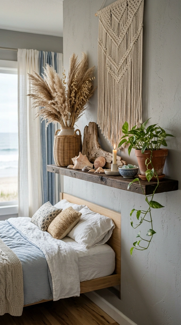 Coastal Boho Mix Shelf Style