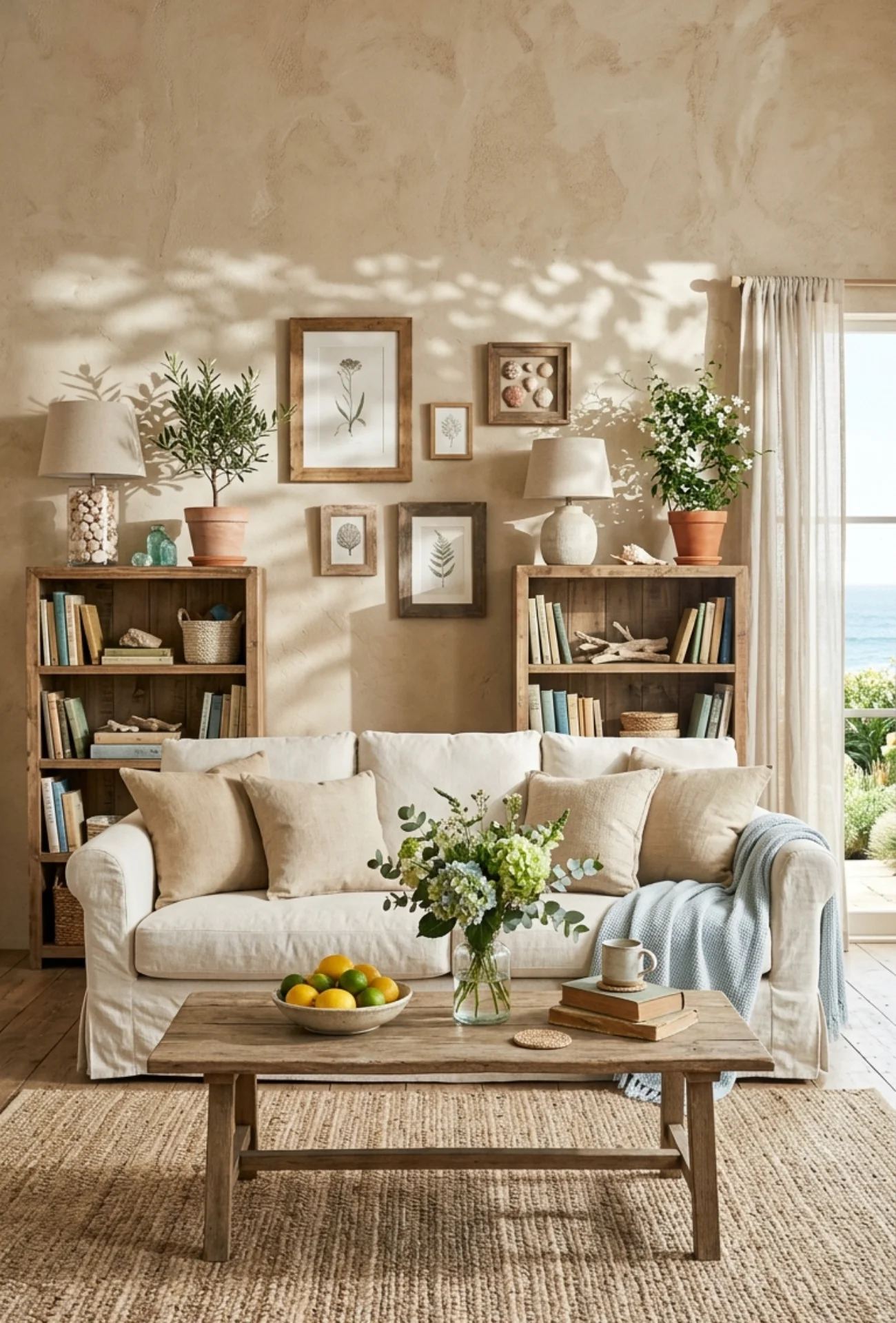 Coastal Grandmother Living Room Style