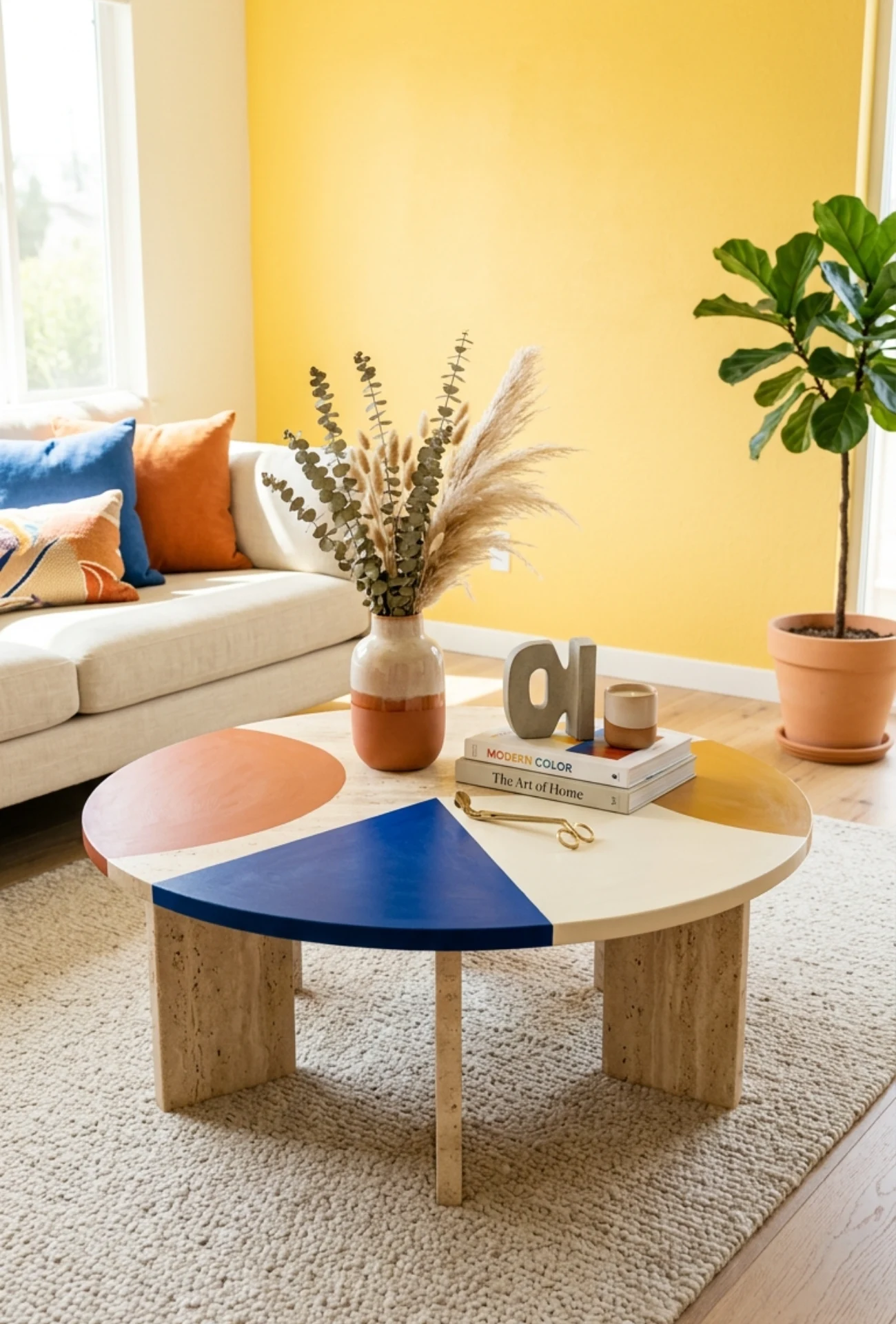 Color Block Modern Art Design