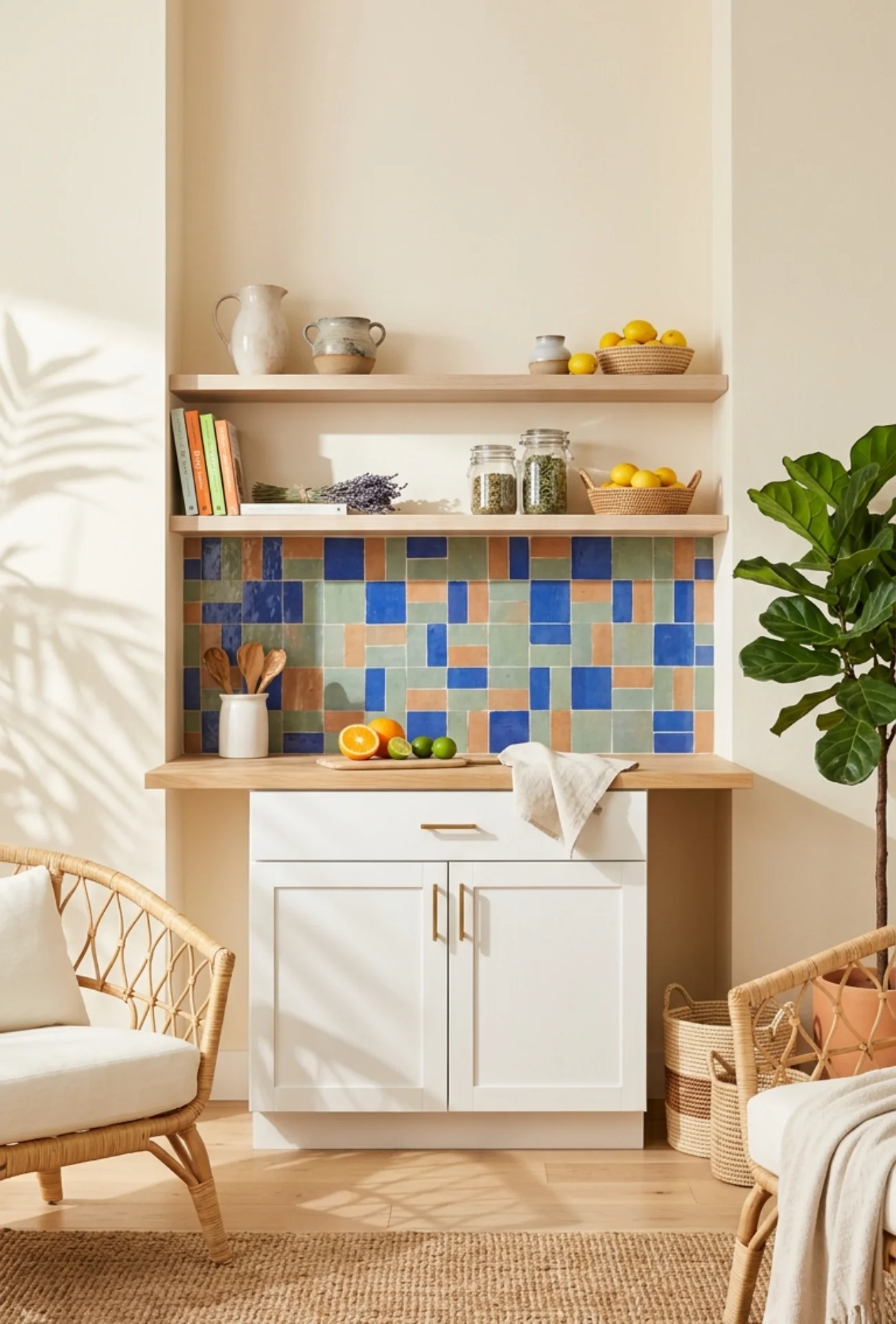 Colorful Kitchen Backsplash Updates