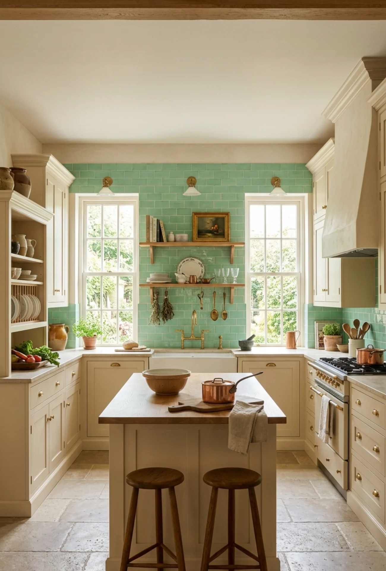 Cozy European Inspired Kitchen Makeover