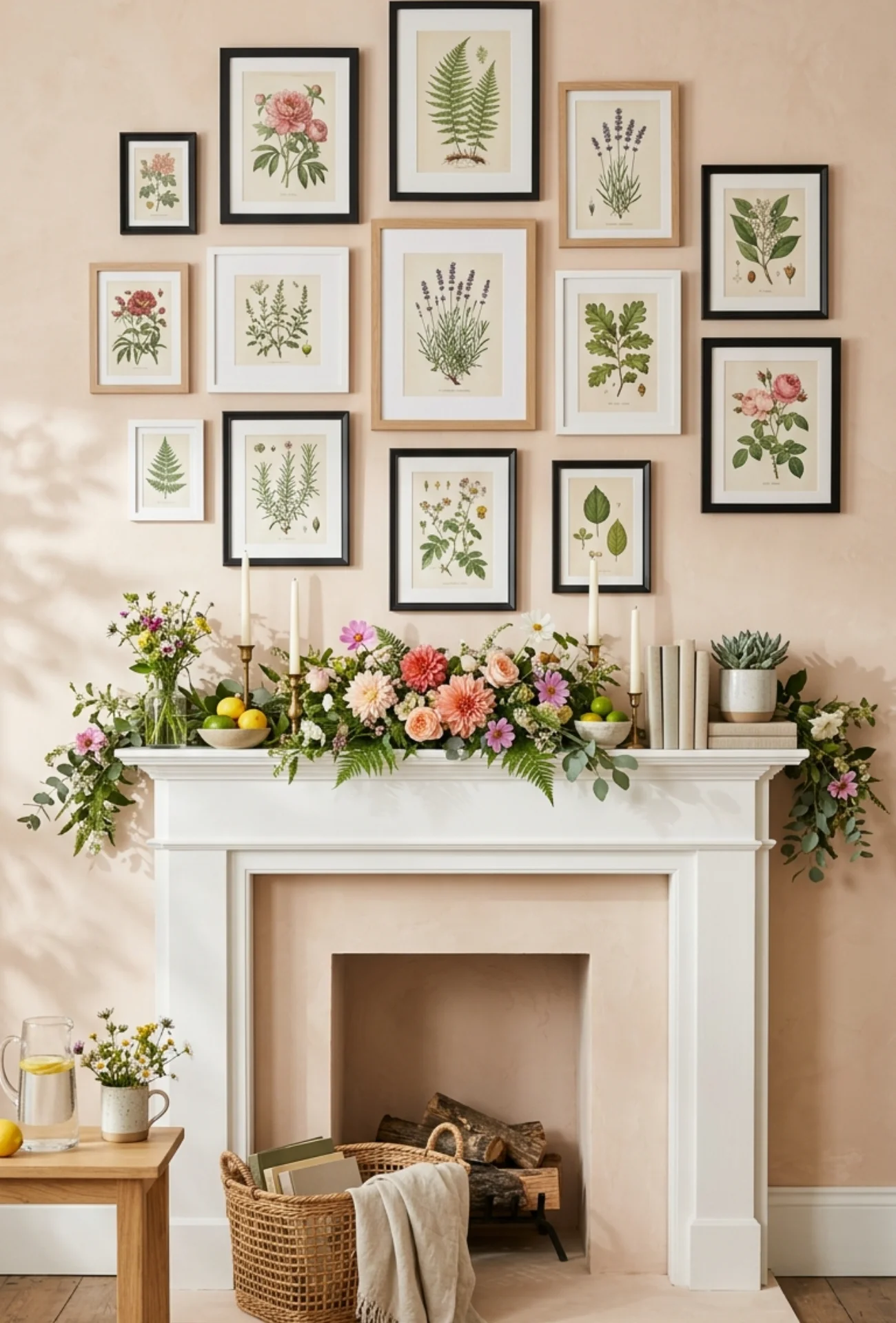DIY Botanical Print Gallery Wall