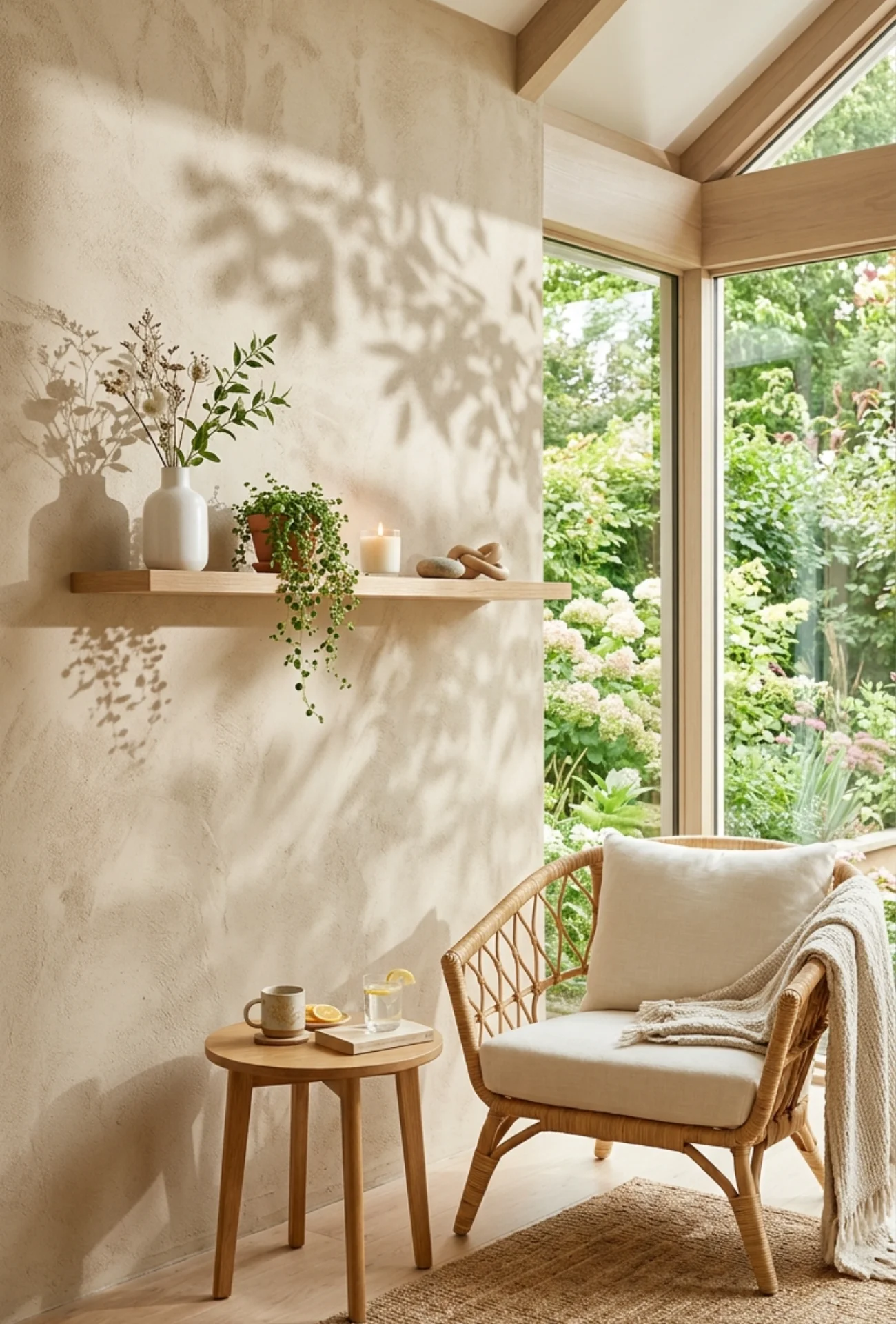 DIY Floating Shelf Summer Makeover
