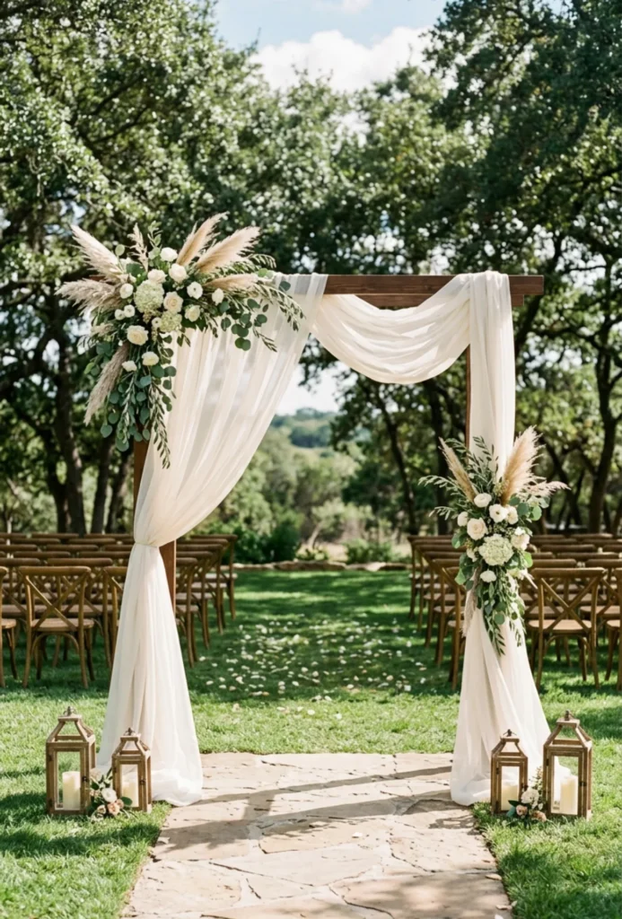 Draped Ceremony Arch