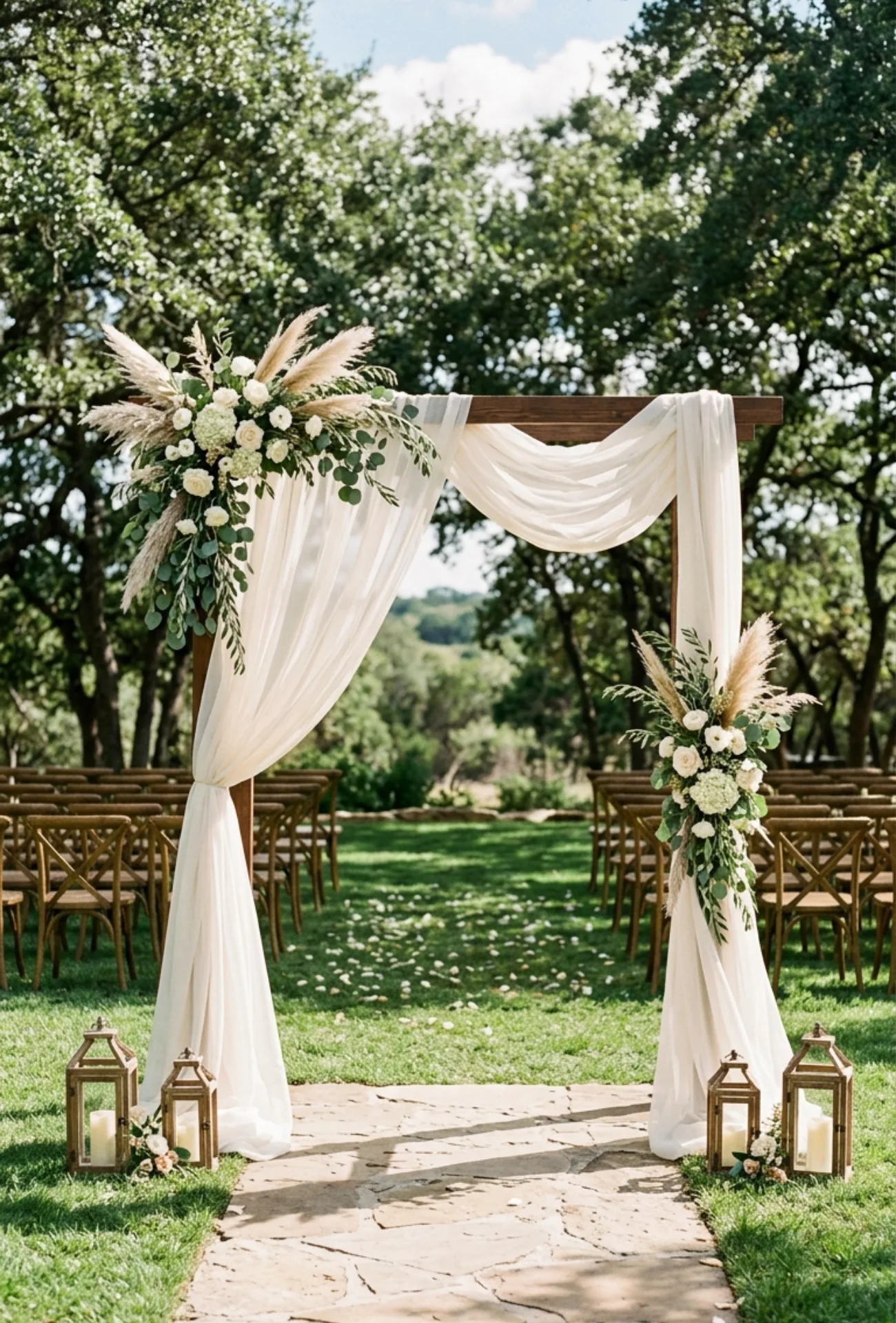 Draped Ceremony Arch