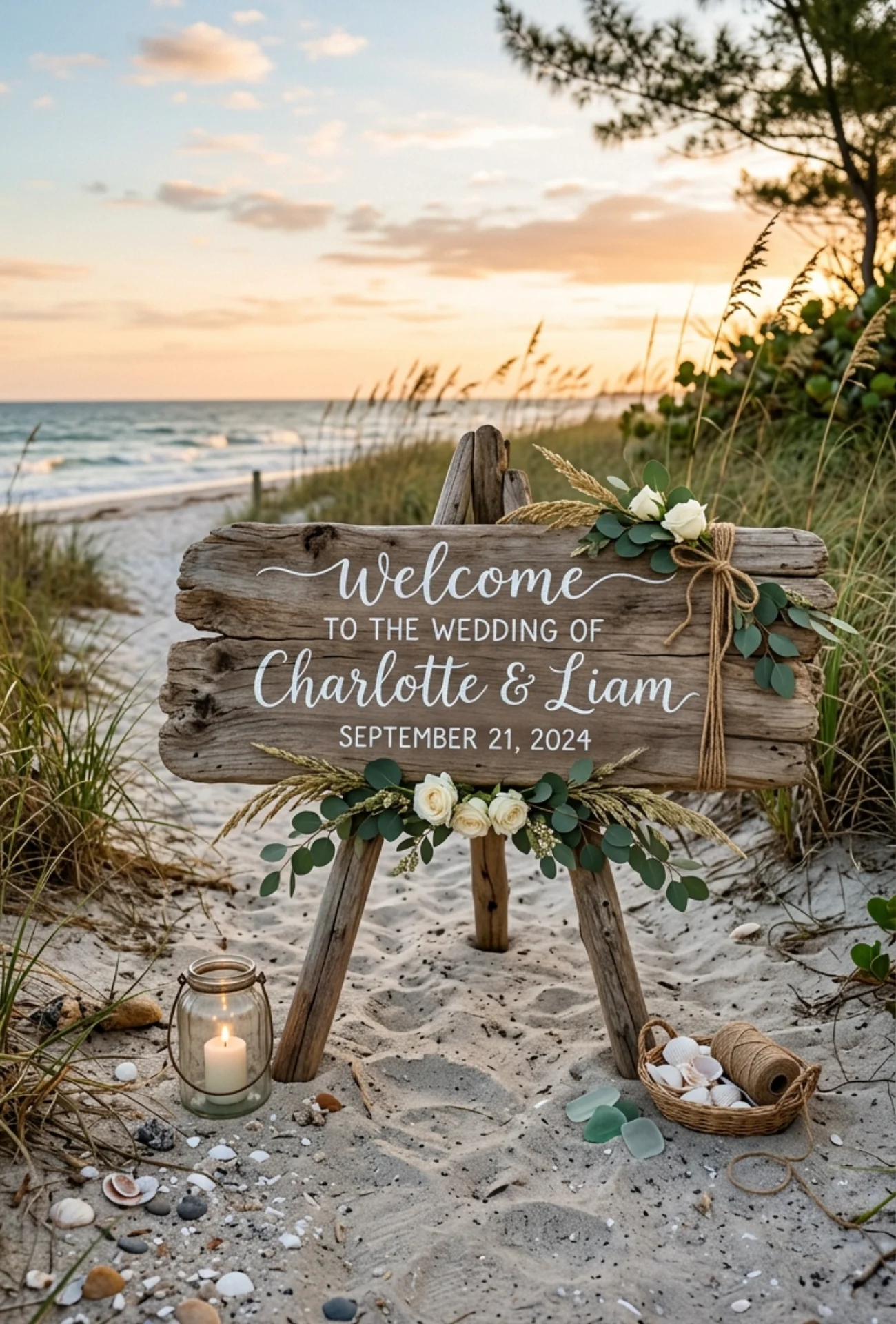 Driftwood Welcome Sign