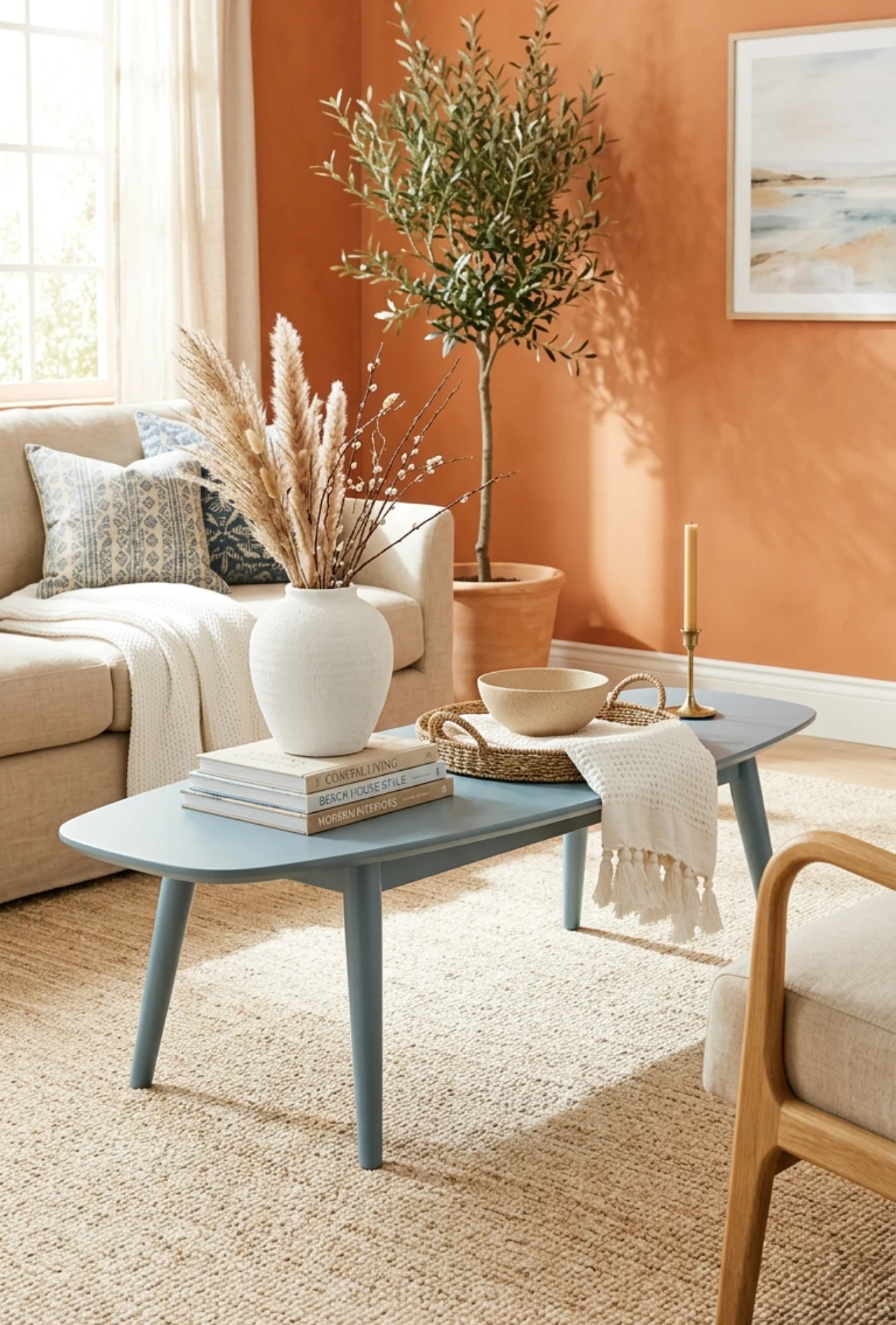 Dusty Blue Coastal Style Paint