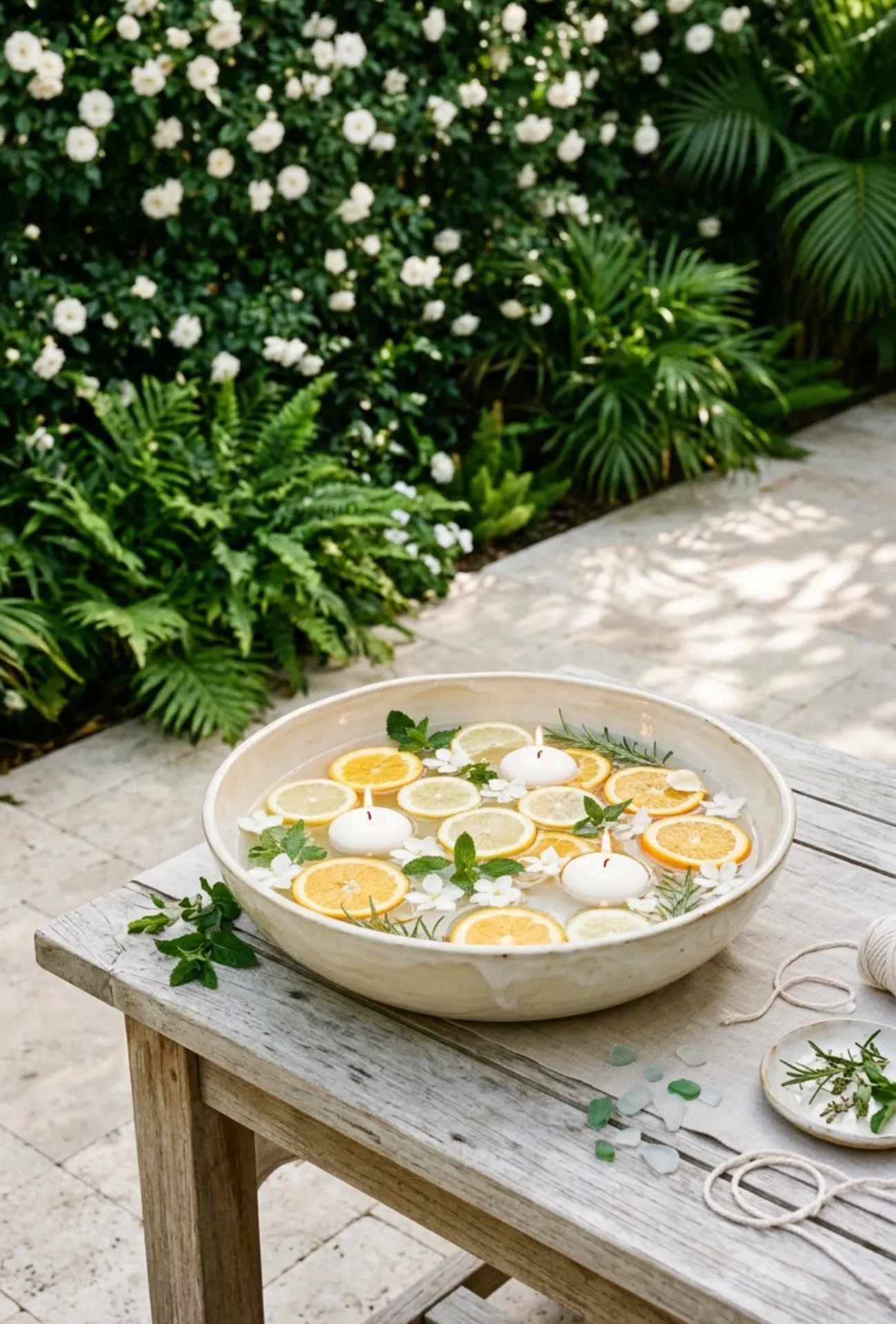 Floating Candle Citrus Bowls
