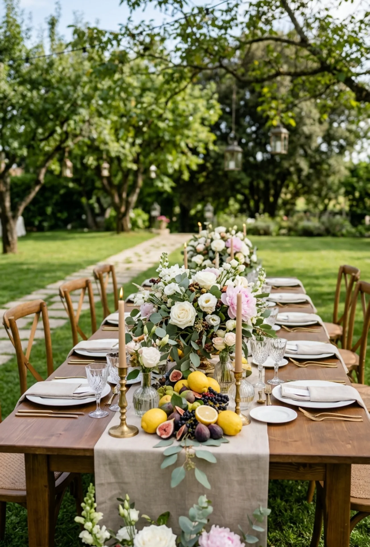 Fruit and Floral Centerpieces