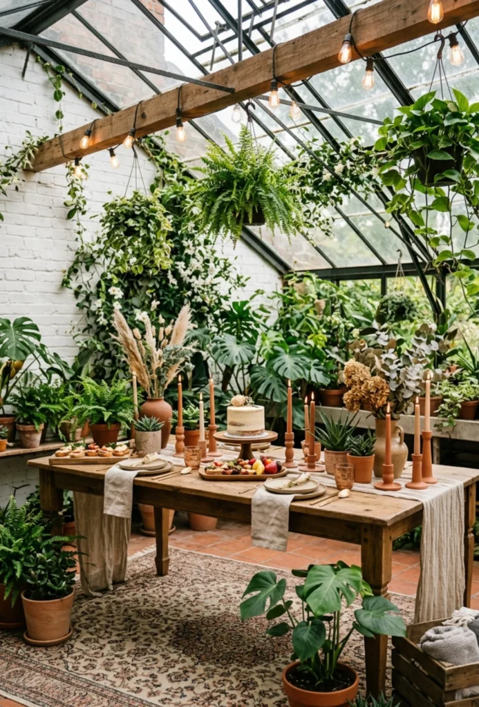 Greenhouse Inspired Intimate Gathering