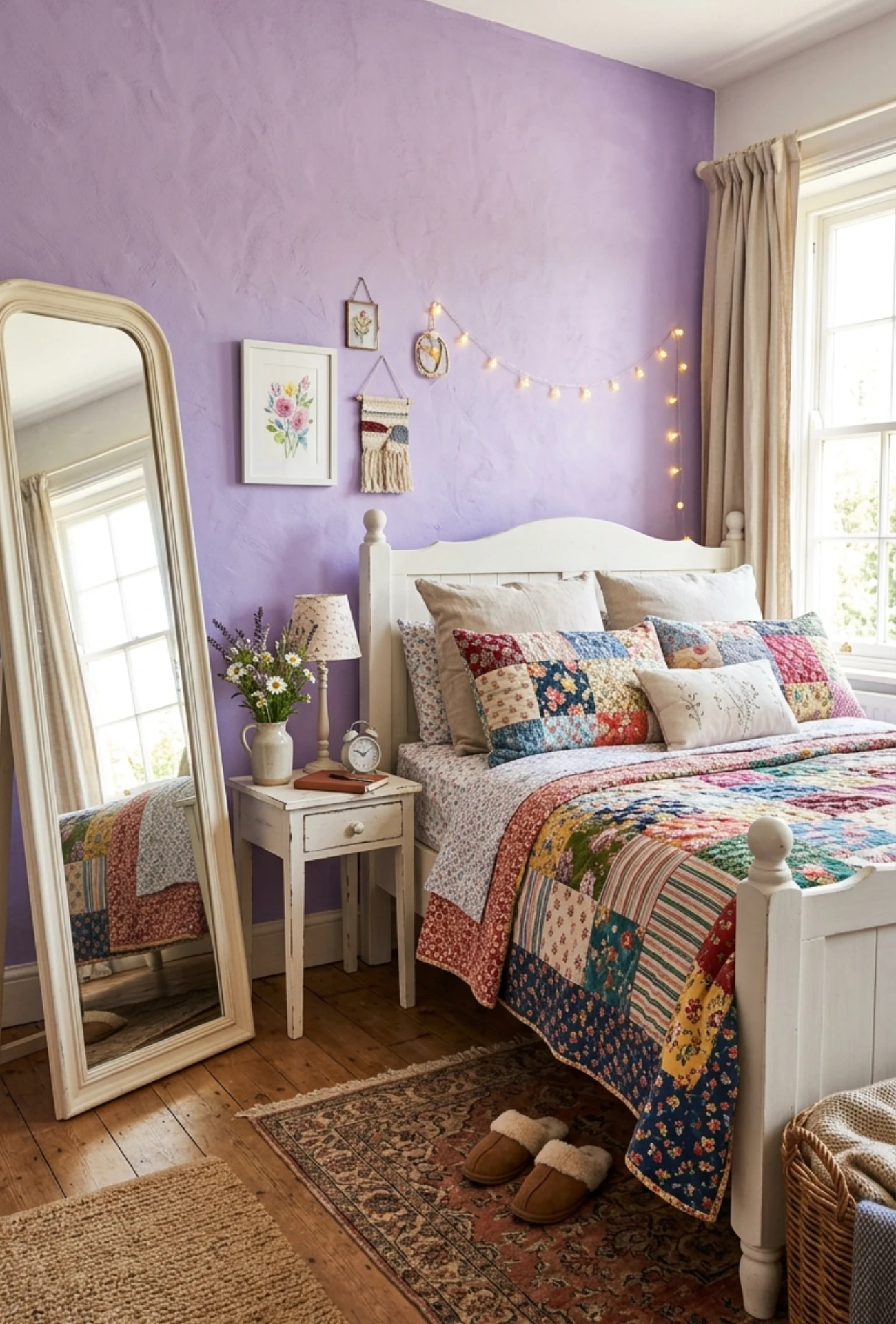 Hang Full-Length Mirrors to Brighten the Space