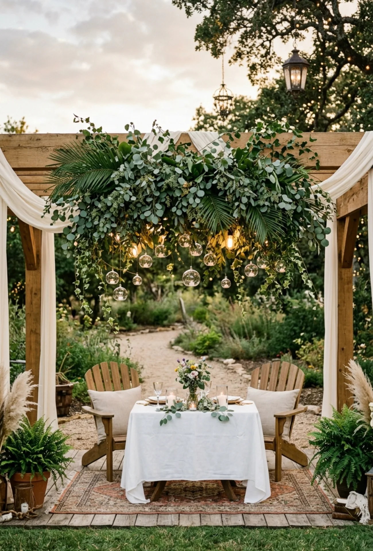 Hanging Greenery Installation