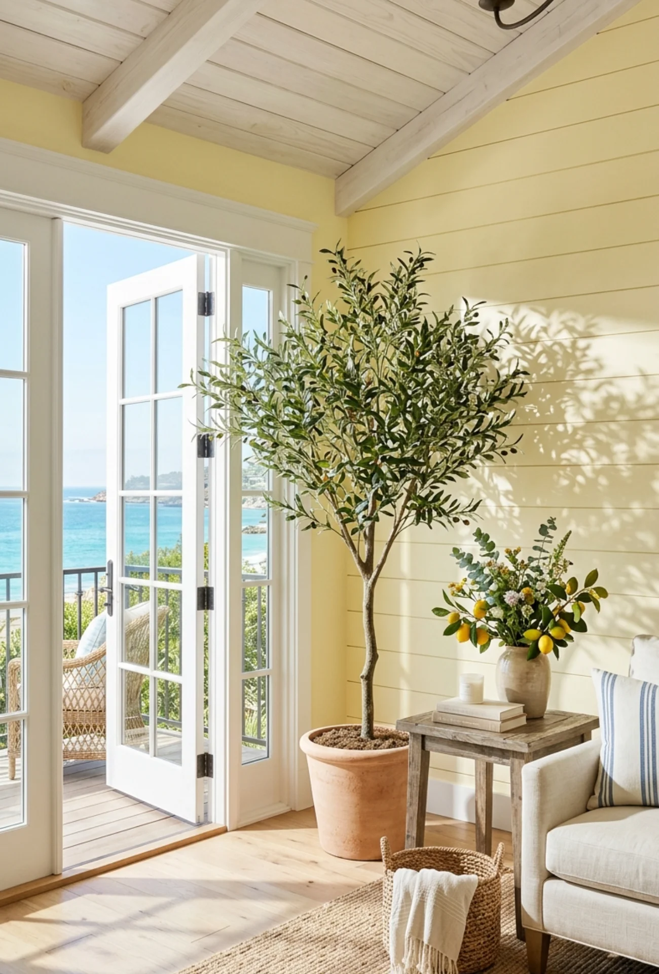 Indoor Olive Tree Corner Decor
