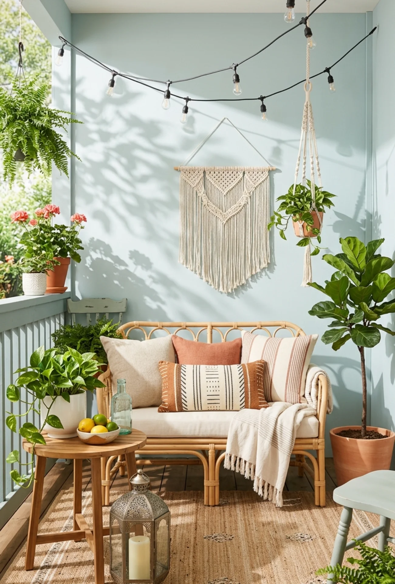 Indoor Outdoor Patio Decor on a Budget