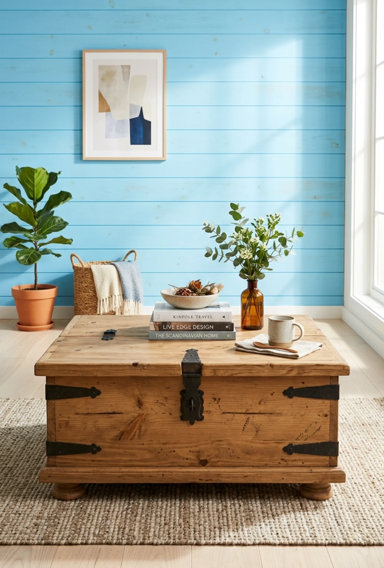 Live Edge Wood Coffee Table Upgrade