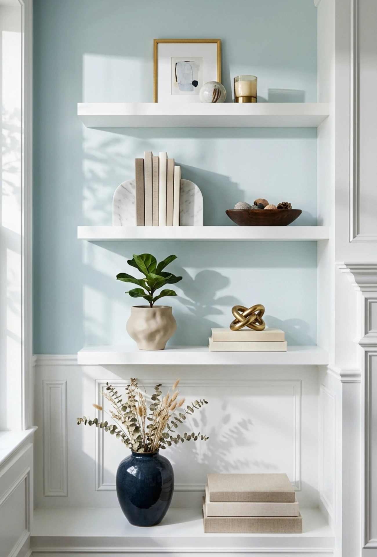 Luxury Inspired Floating Shelf Styling Ideas