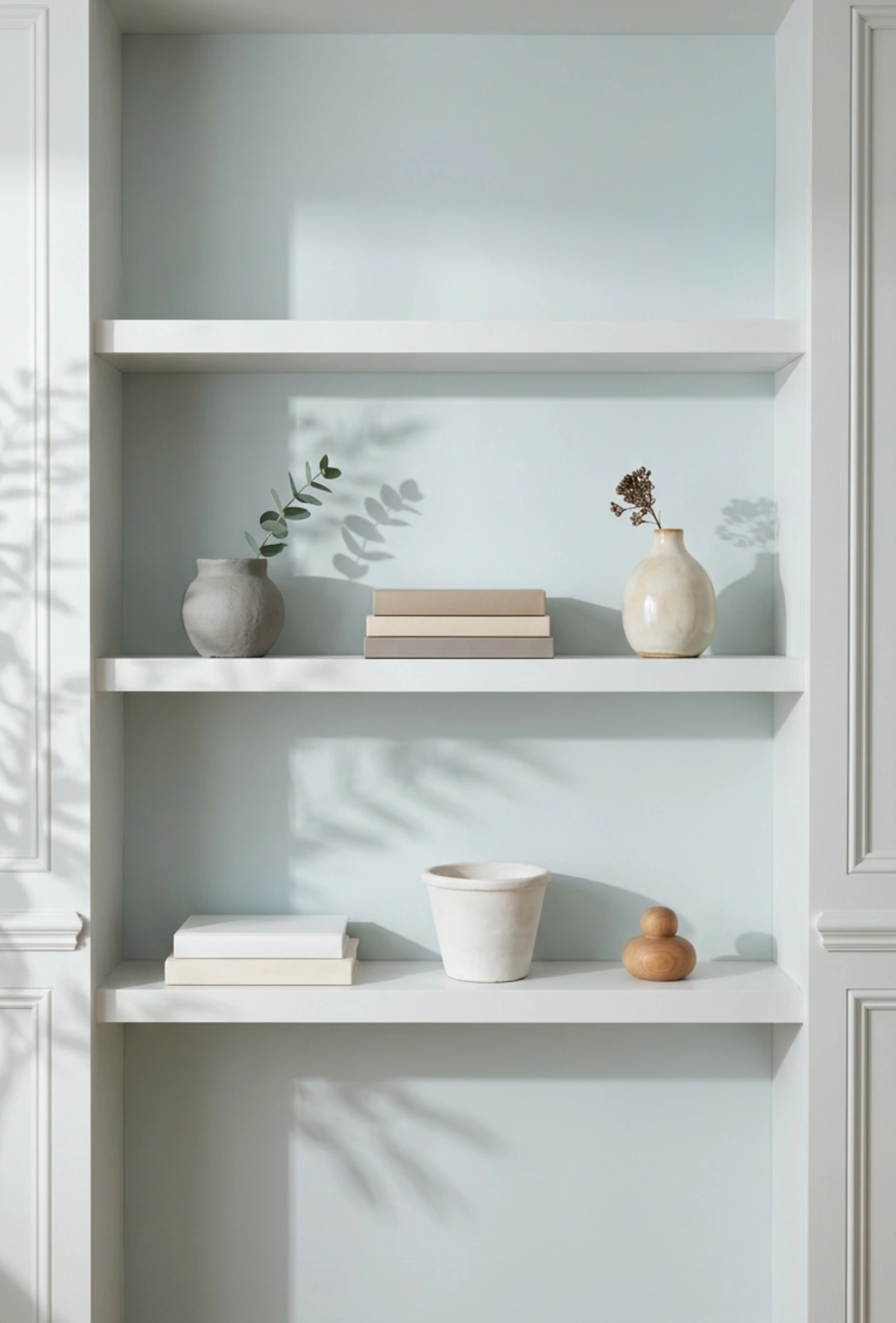 Minimalist Floating Shelf Styling