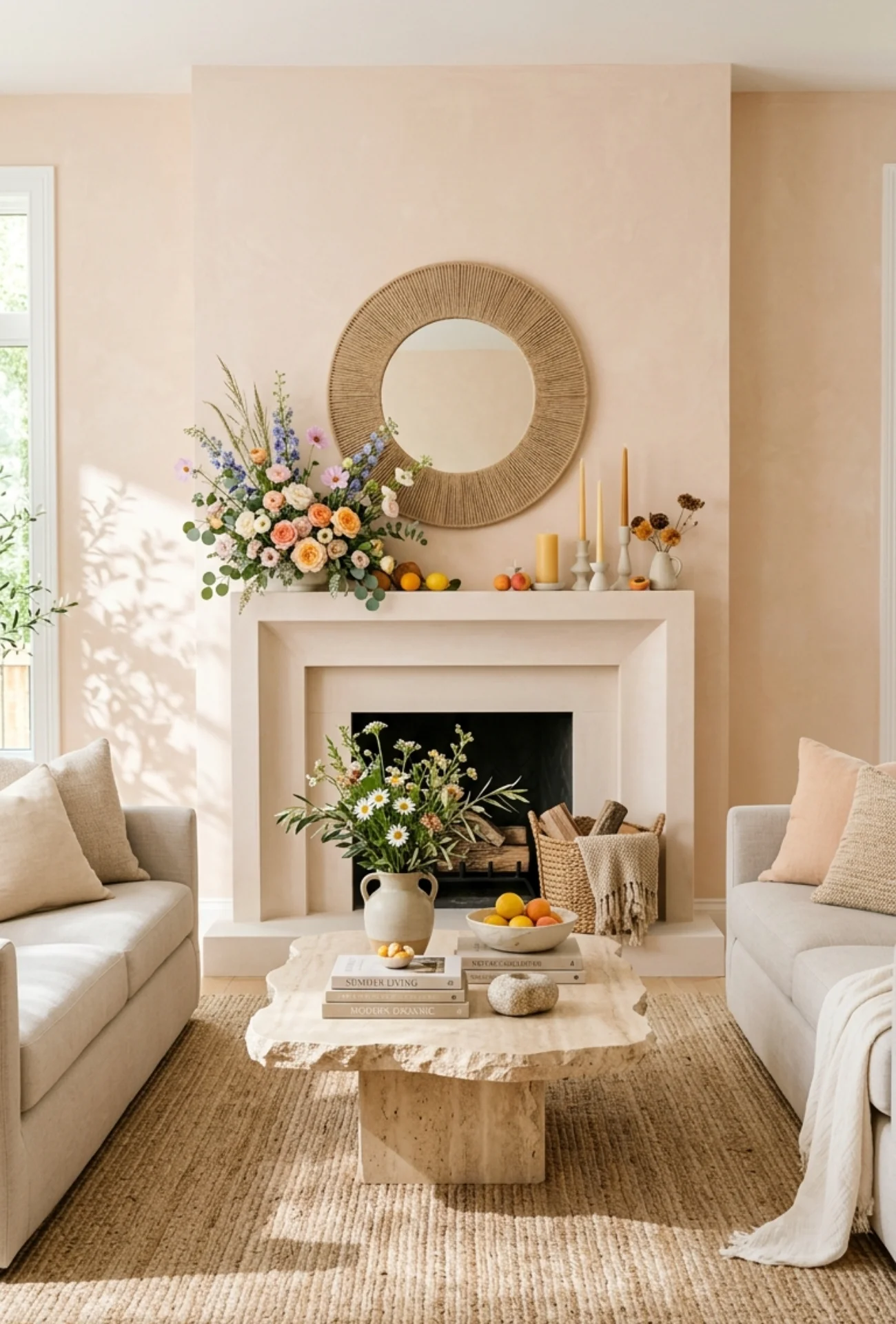 Modern Organic Stone Coffee Tables