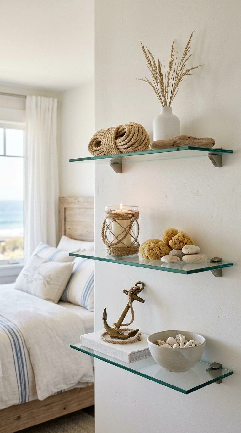 Nautical Rope Accent Shelf