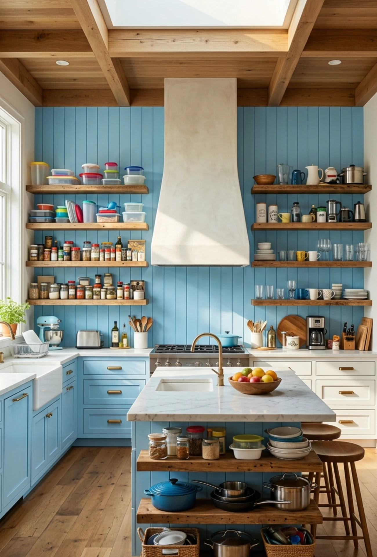 Overusing Open Shelving Without Storage Balance