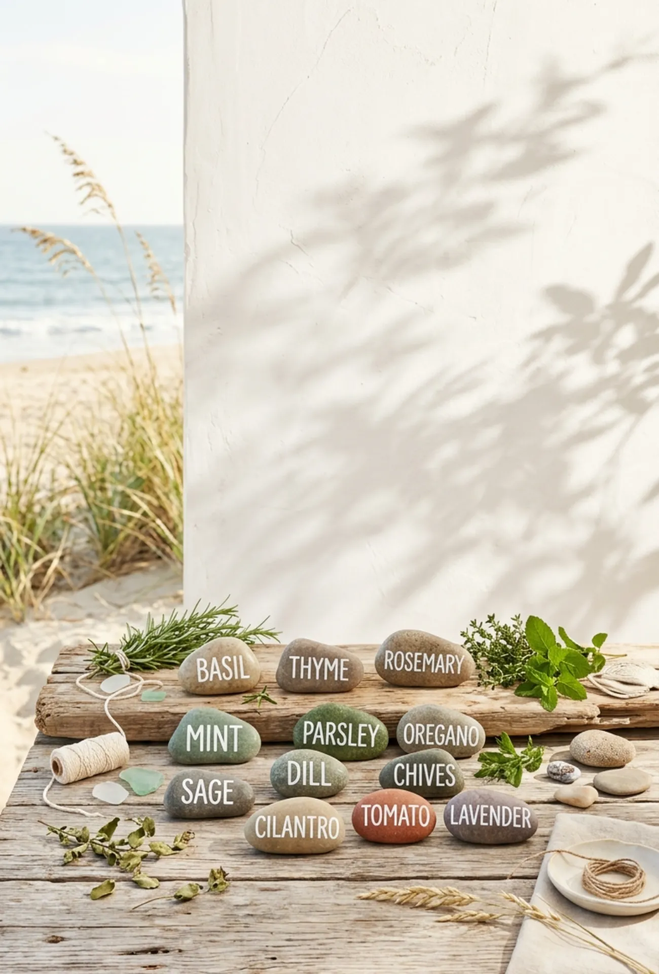 Painted Pebble Garden Markers