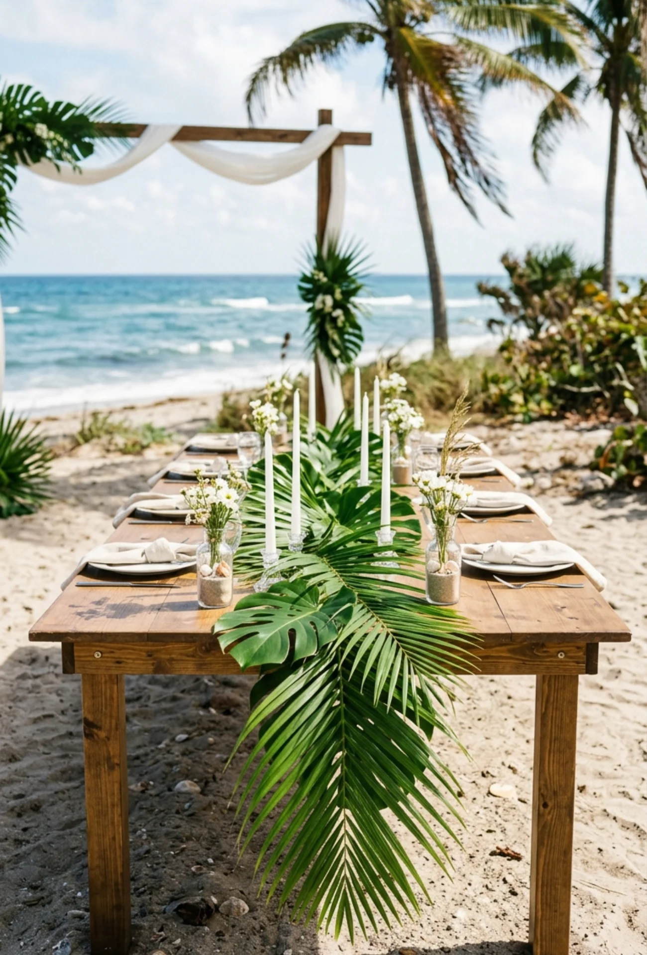 Palm Leaf Table Runners