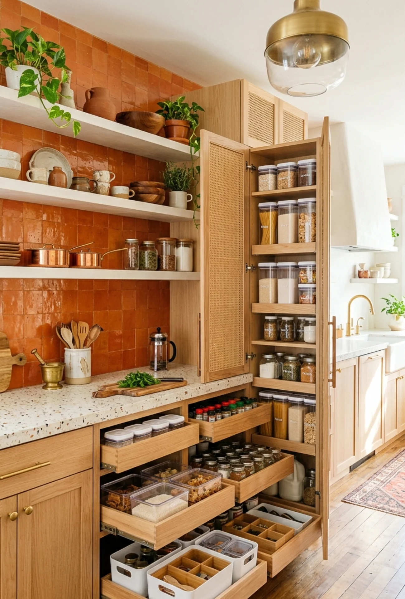 Pantry Makeover with Pull-Out Organization