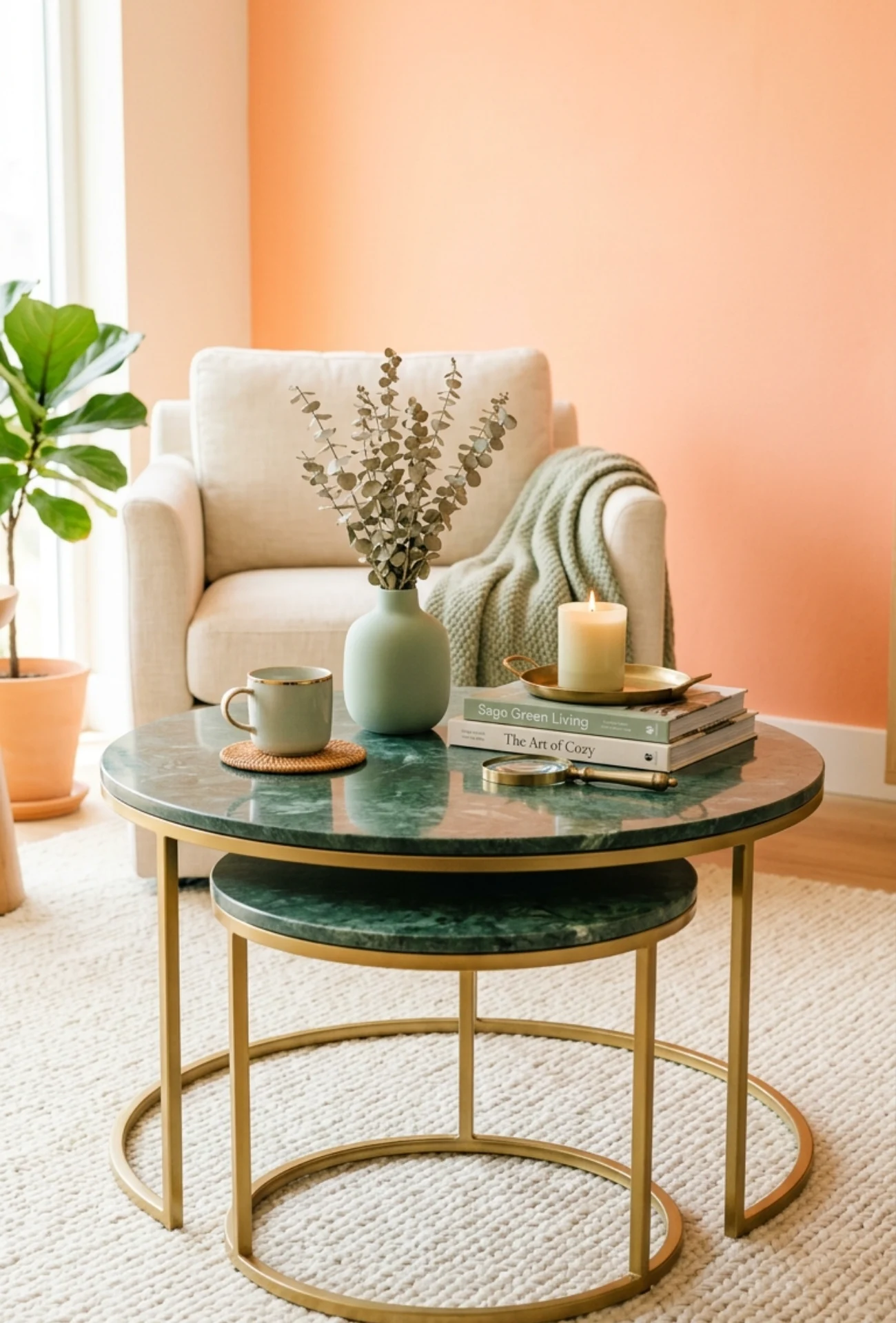 Pastel Sage Green Calm Look