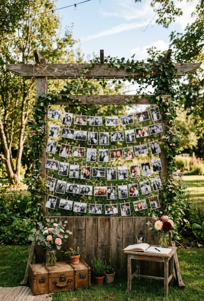 Photo Memory Display Wall