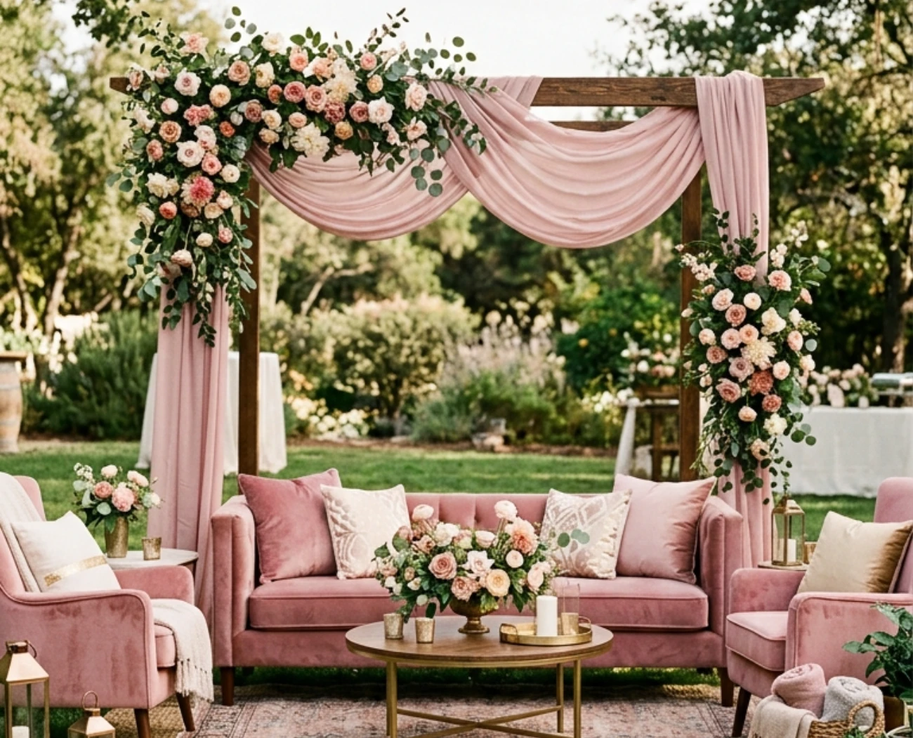Pink Wedding Theme Decoration Ideas