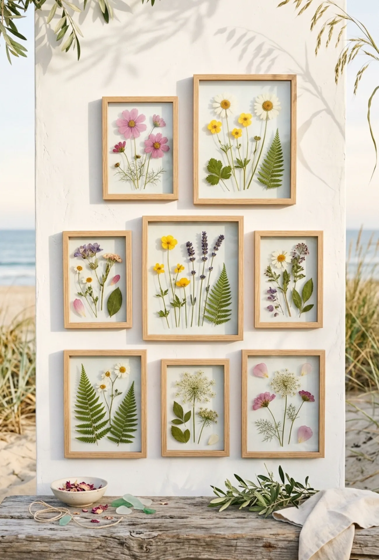 Pressed Flower Wall Art Frames
