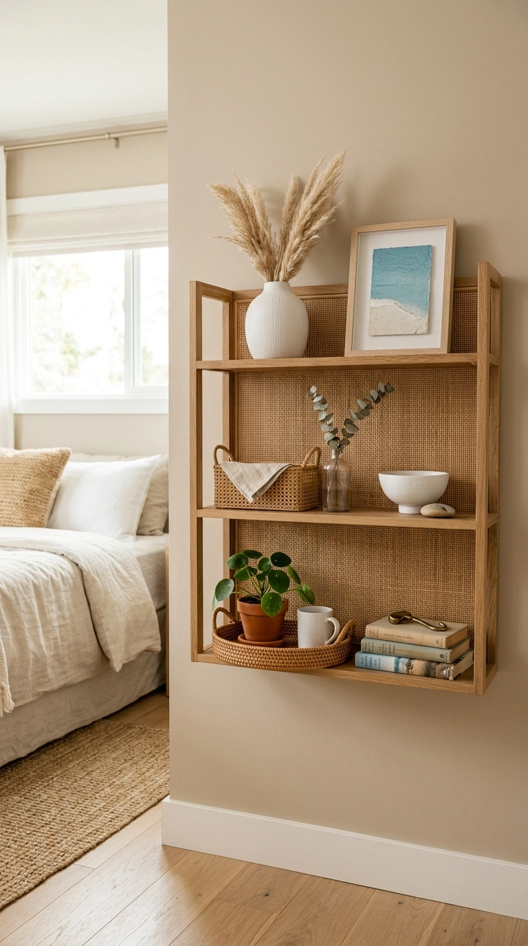 Rattan and Wicker Coastal Shelf Look