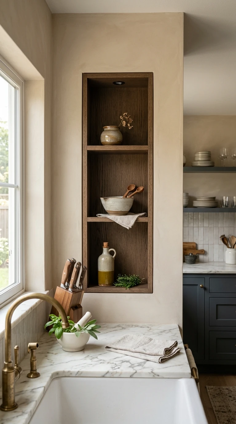 Recessed Wall Shelf Niches