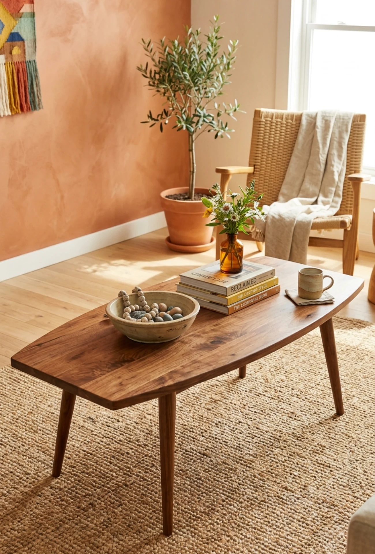 Reclaimed Wood Slab Tabletop