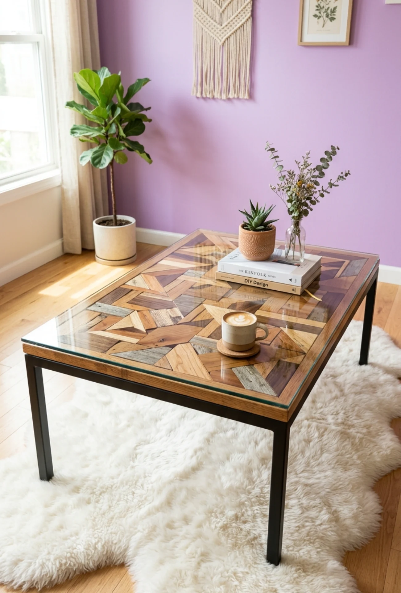 Scrap Wood Mosaic Top Design