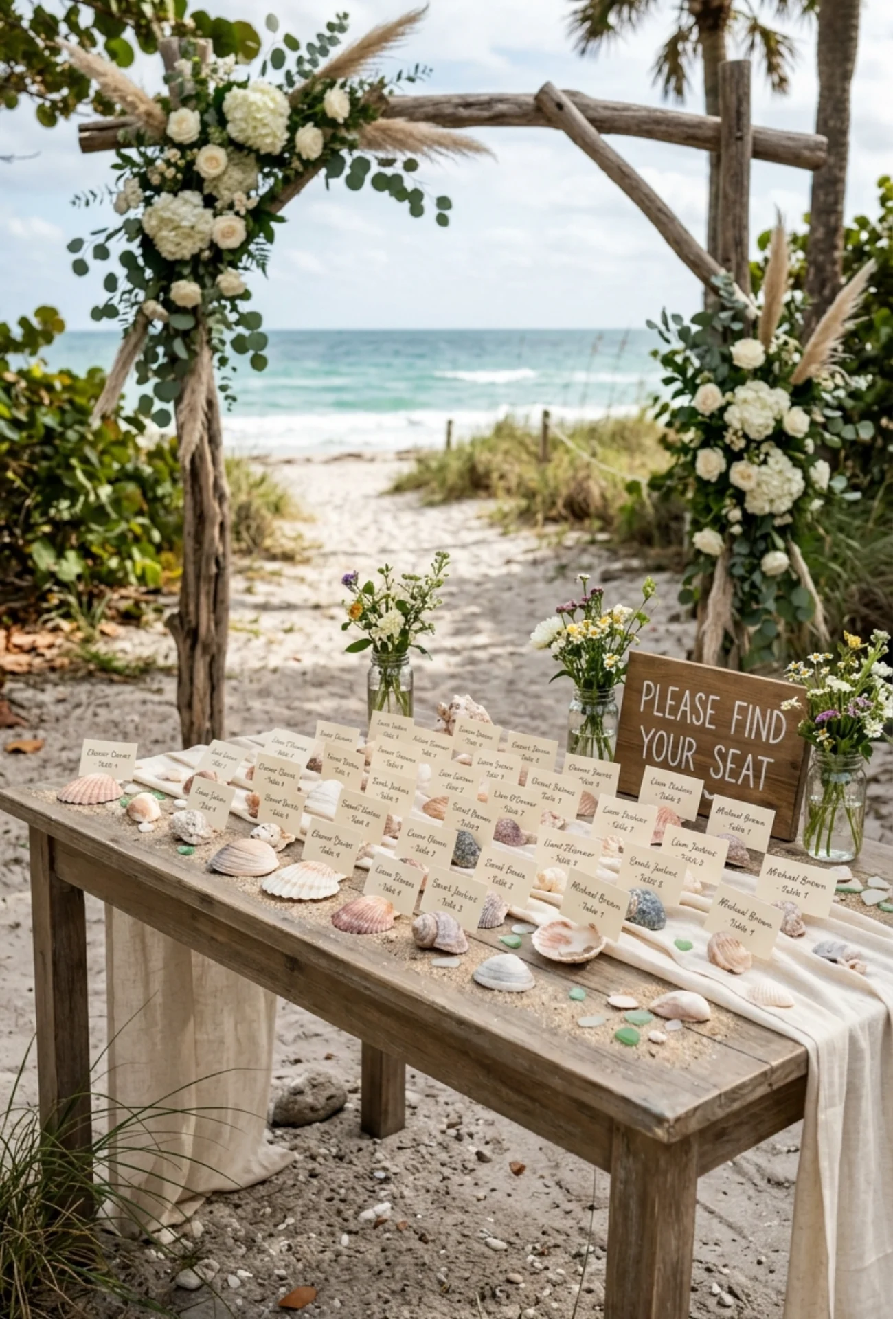 Seashell Place Card Holders