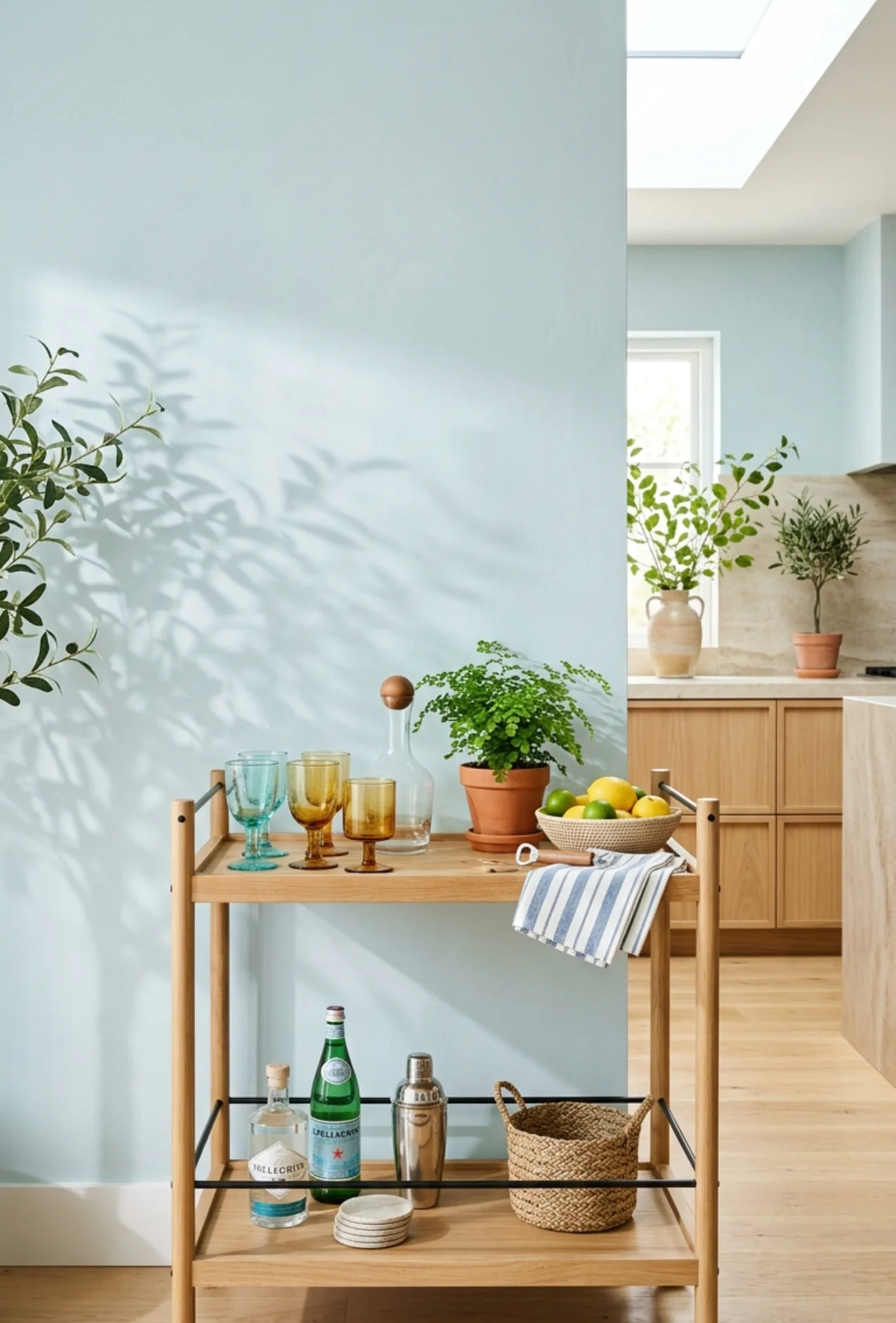 Simple Bar Cart Summer Refresh