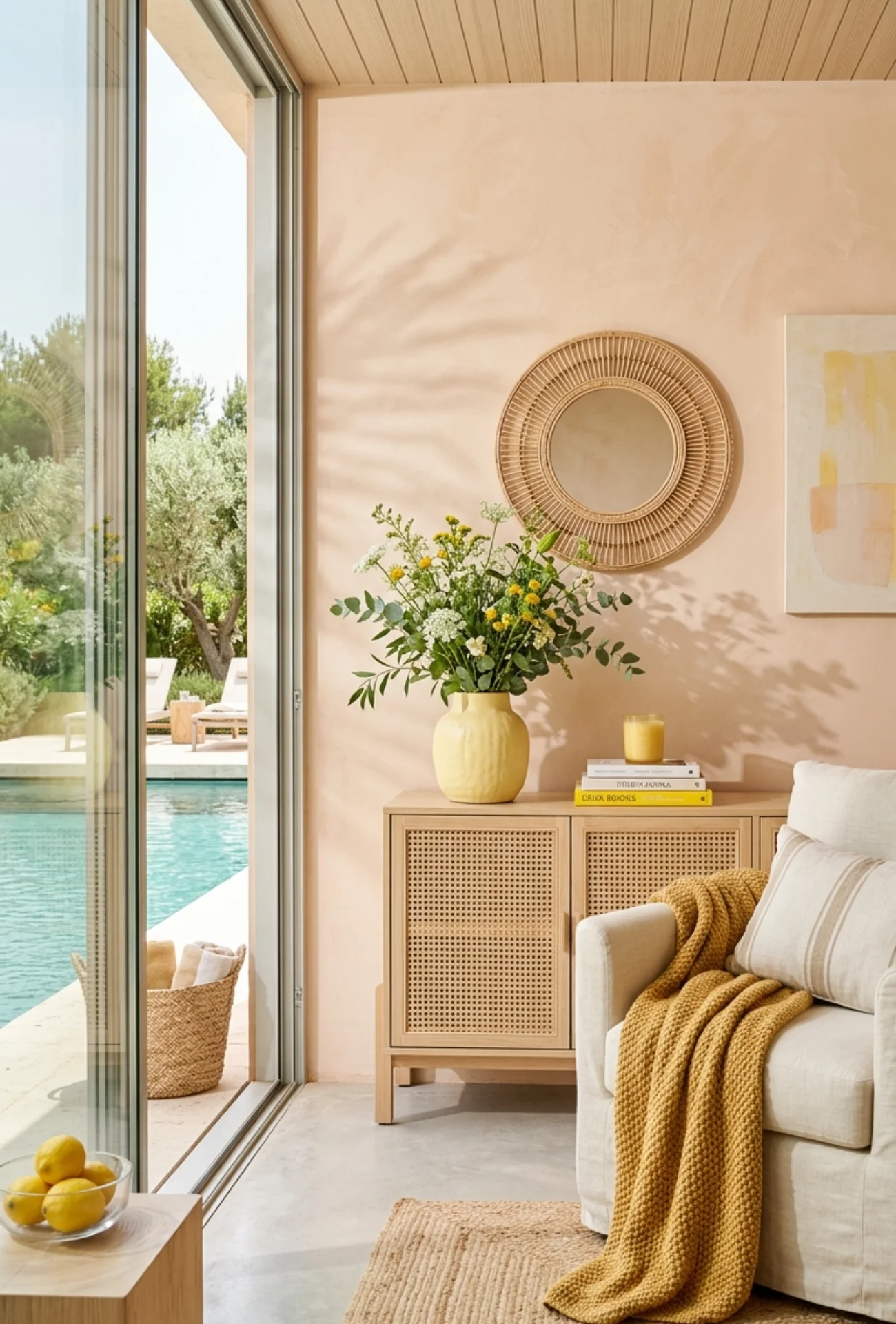 Soft Butter Yellow Accent Decor